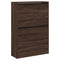 Schoenenkast 60x21x87,5 cm bewerkt hout bruineikenkleurig