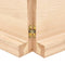Wandschap 140x40x6 cm onbehandeld massief eikenhout
