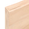 Wandschap 140x40x6 cm onbehandeld massief eikenhout