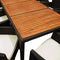 Polyrattan Tuinzitgroep Rome 9-delig Bruin Acaciahout