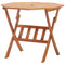 Tuintafel inklapbaar 90x75 cm massief acaciahout