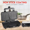 Tosti-Apparaat - XL - 900 Watt - Anti-Aanbak - RVS/ Zwart