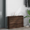 Schoenenkast 80x21x57 cm bewerkt hout bruineikenkleurig