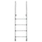 Zwembadladder 54x38x184,5 cm 304 roestvrij staal