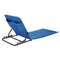 HI Strandmat stoel opvouwbaar PVC blauw
