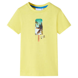 Kindershirt 140 geel
