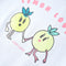 Kindershirt cartooncitroenen 128 lichtblauw