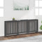 Radiatorombouw 210x21x85 cm massief grenenhout grijs