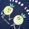 Kindershirt 92 marineblauw
