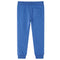 Kinderjoggingbroek 92 gemleerd blauw