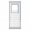 Schanskorf palen/plantenbakken 2 st 50x50x120 cm staal