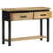 Wandtafel 110x30x75 cm massief ruw mangohout