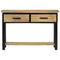 Wandtafel 110x30x75 cm massief ruw mangohout