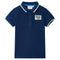 Kinderpoloshirt 92 marineblauw