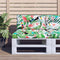 Palletkussen 70x40x12 cm stof meerkleurig