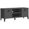 Schoenenbank VIKEN 106x35x45 cm grenenhout antracietgrijs