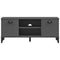 Schoenenbank VIKEN 106x35x45 cm grenenhout antracietgrijs
