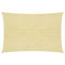 Zonnezeil 160 g/m 6x7 m HDPE beige