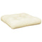 Palletkussens 2 st stof crmekleurig