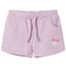 Kindershorts met trekkoord 140 gemengd lila