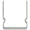 Grondankers 6 st 12x6x15 cm gegalvaniseerd staal zilverkleurig