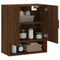 Wandkast 60x31x70 cm bewerkt hout bruineikenkleurig