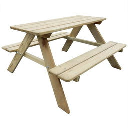 Picknicktafel voor kinderen 89x89,6x50,8 cm grenenhout