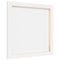 Canvasdoeken 12 st stof en massief grenenhout wit