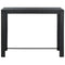 Tuinbartafel 140,5x60,5x110,5 cm poly rattan zwart