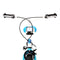Kinderfiets 20 inch blauw en wit