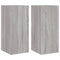 Tv-wandmeubelen met LED 2 st 30,5x35x70 cm grijs sonoma eiken
