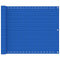 Balkonscherm 75x600 cm HDPE blauw