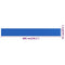 Balkonscherm 75x600 cm HDPE blauw