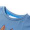 Kindershirt met korte mouwen 116 middenblauw