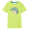 Kindershirt 128 limoengroen