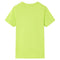 Kindershirt 128 limoengroen