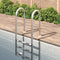 Zwembadladder 54x38x158 cm 304 roestvrijstaal