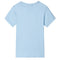 Kindershirt 128 lichtblauw
