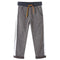 Kinderjoggingbroek 116 gemleerd donkergrijs