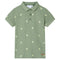 Kinderpoloshirt 128 kakikleurig