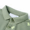 Kinderpoloshirt 128 kakikleurig