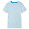 Kindershirt 116 lichtblauw