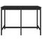 Tuintafel 159,5x82,5x110 cm massief grenenhout zwart