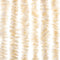 Vliegengordijn 100x230 cm chenille beige en wit