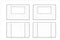 Zijwandset voor Easy up 3×4,5m Heavy duty PVC Wit