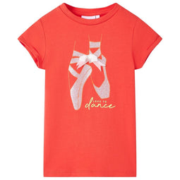Kindershirt 92 rood