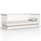 Slaapbank 80x200 cm massief grenenhout wit