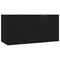 Tv-wandmeubel 80x34,5x40 cm zwart