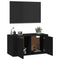 Tv-wandmeubel 80x34,5x40 cm zwart