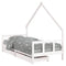 Kinderbedframe met lades 90x190 cm massief grenenhout wit